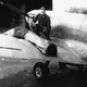 RAF pilot demonstrating the “man bag”. I think I’d rather stay.....
